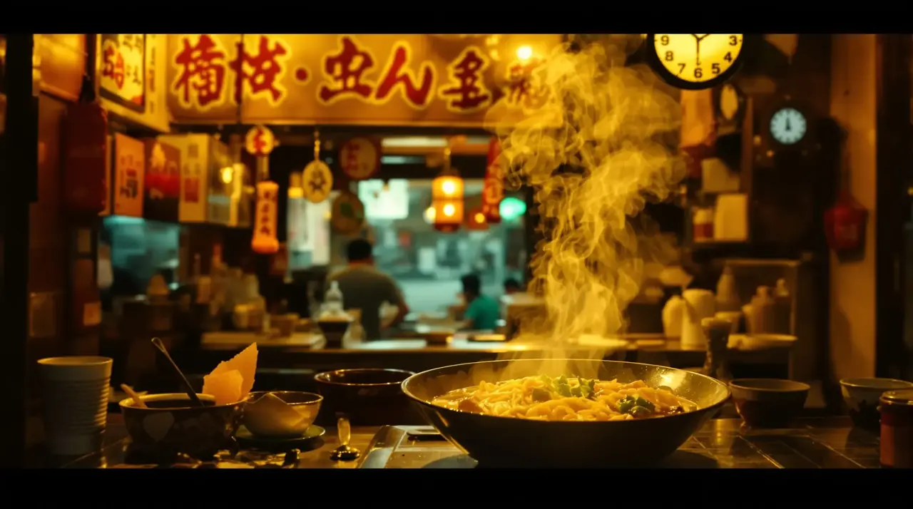 深夜一碗热汤面 - 月亮影视短视频 深夜一碗热汤面 - 美食封面